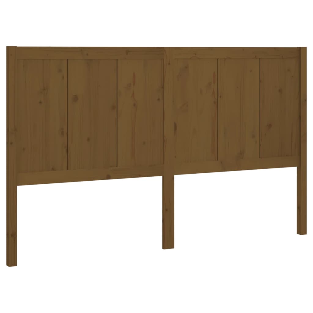 Testiera per Letto ambra 205,5x4x100 cm Legno Massello di Pino