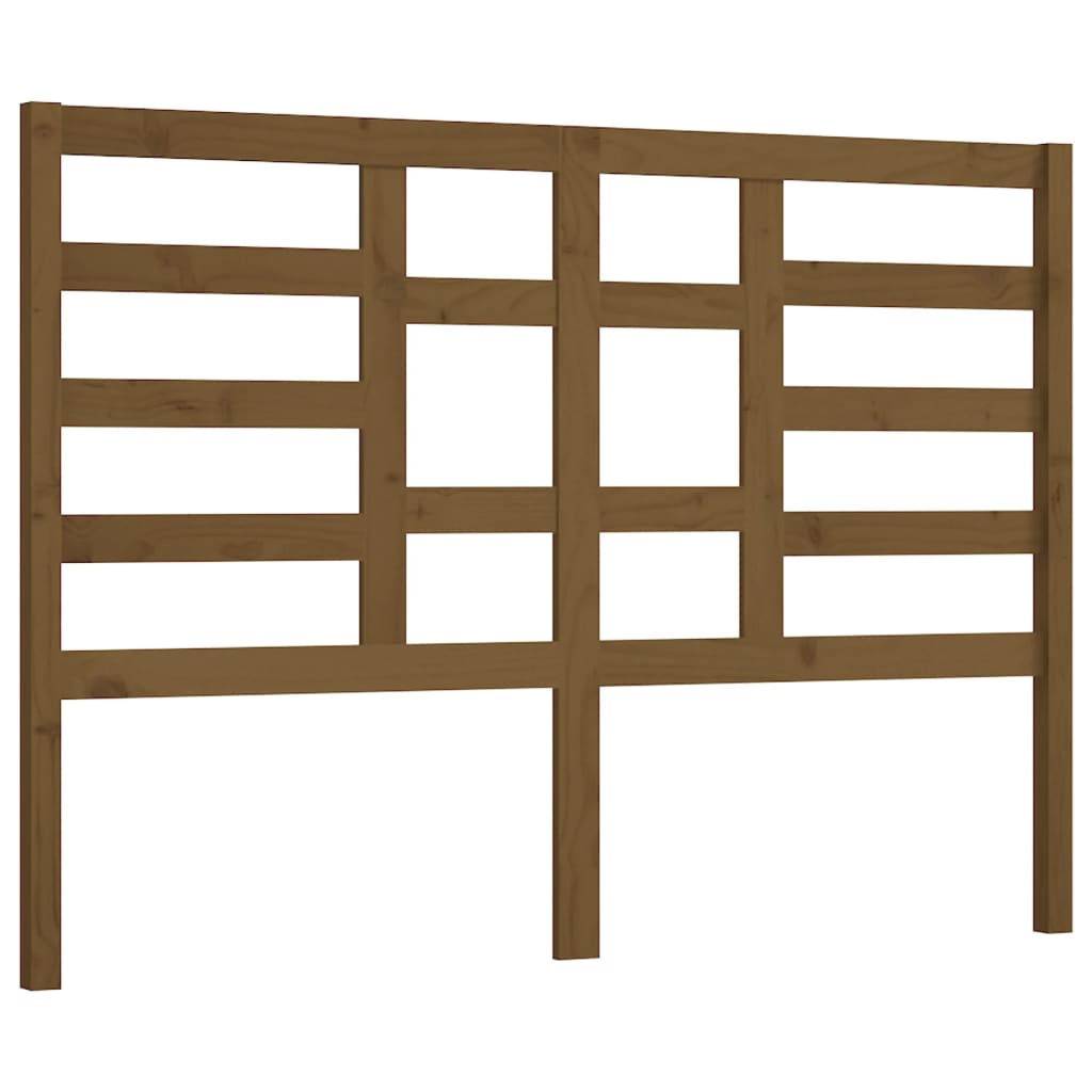Testiera per Letto ambra 156x4x104 cm in Legno Massello di Pino