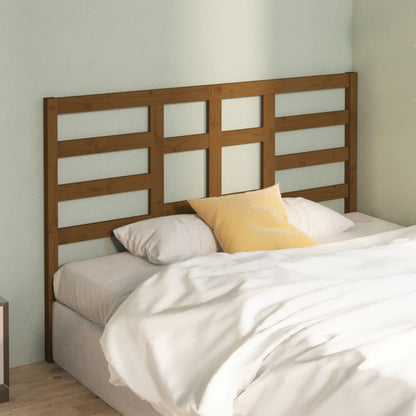Testiera per Letto ambra 156x4x104 cm in Legno Massello di Pino