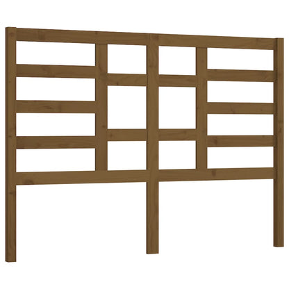Testiera per Letto ambra 166x4x104 cm in Legno Massello di Pino