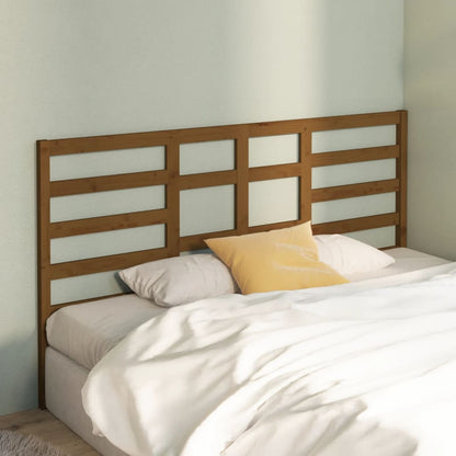 Testiera per Letto ambra 186x4x104 cm in Legno Massello di Pino