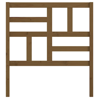 Testiera per Letto ambra 81x4x104 cm in Legno Massello di Pino