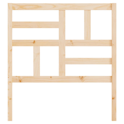 Testiera per Letto 96x4x104 cm in Legno Massello di Pino