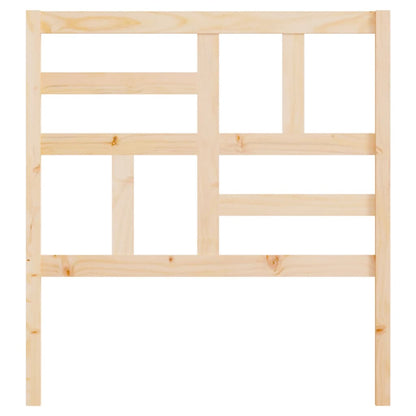 Testiera per Letto 106x4x104 cm in Legno Massello di Pino