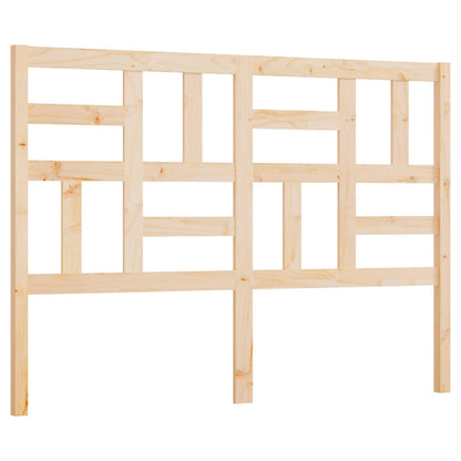 Testiera per Letto 126x4x104 cm in Legno Massello di Pino