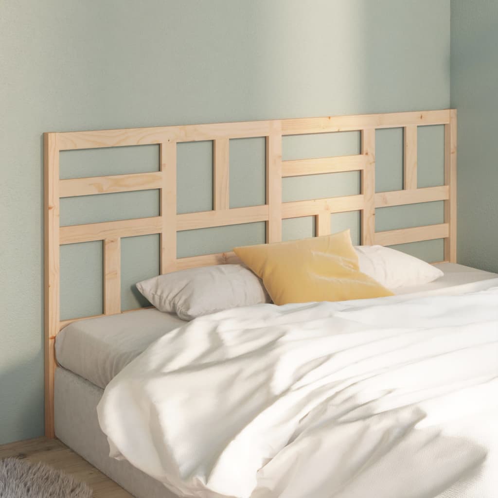 Testiera per Letto 186x4x100 cm in Legno Massello di Pino