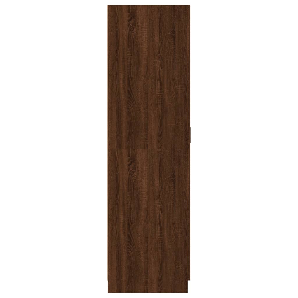 Armadio Rovere Marrone 80x52x180 cm in Legno Multistrato