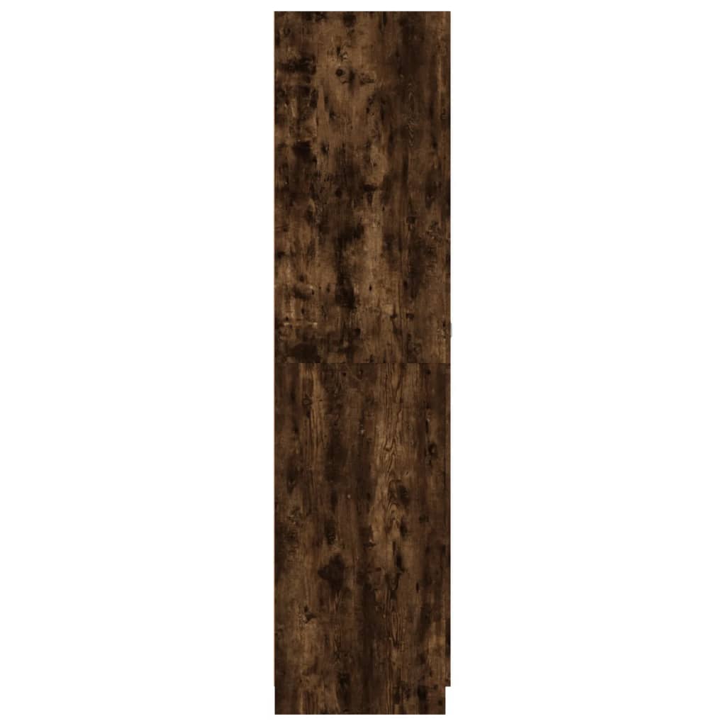 Armadio Rovere Fumo 90x52x200 cm in Legno Multistrato