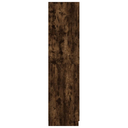 Armadio Rovere Fumo 90x52x200 cm in Legno Multistrato