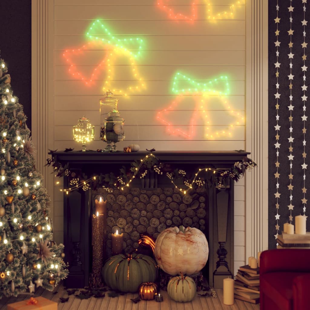 Figura Natalizia di Campane con 72 LED 50x56 cm