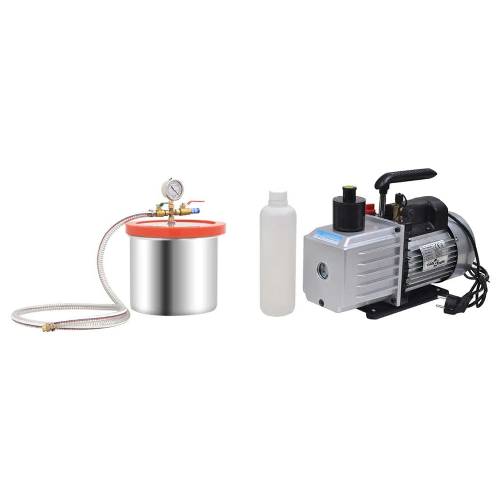 Camera a Vuoto con Pompa a 2 Stadi 7,4 L