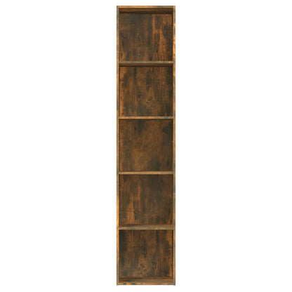 Libreria Rovere Fumo 40x30x189 cm in Legno Multistrato