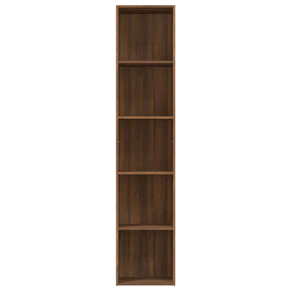Libreria Rovere Marrone 40x30x189 cm in Legno Multistrato