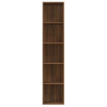 Libreria Rovere Marrone 40x30x189 cm in Legno Multistrato