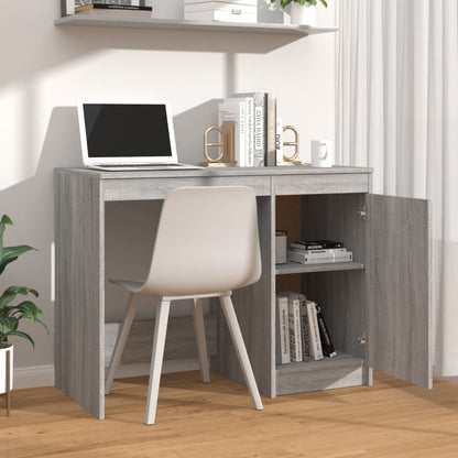 Scrivania Grigio Sonoma 100x50x76 cm in Legno Multistrato
