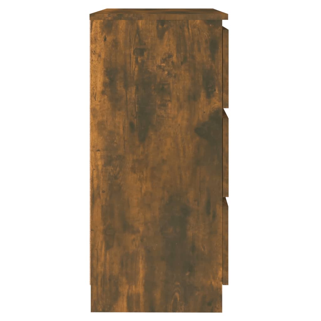 Credenza Rovere Fumo 60x35x76 cm in Legno Multistrato