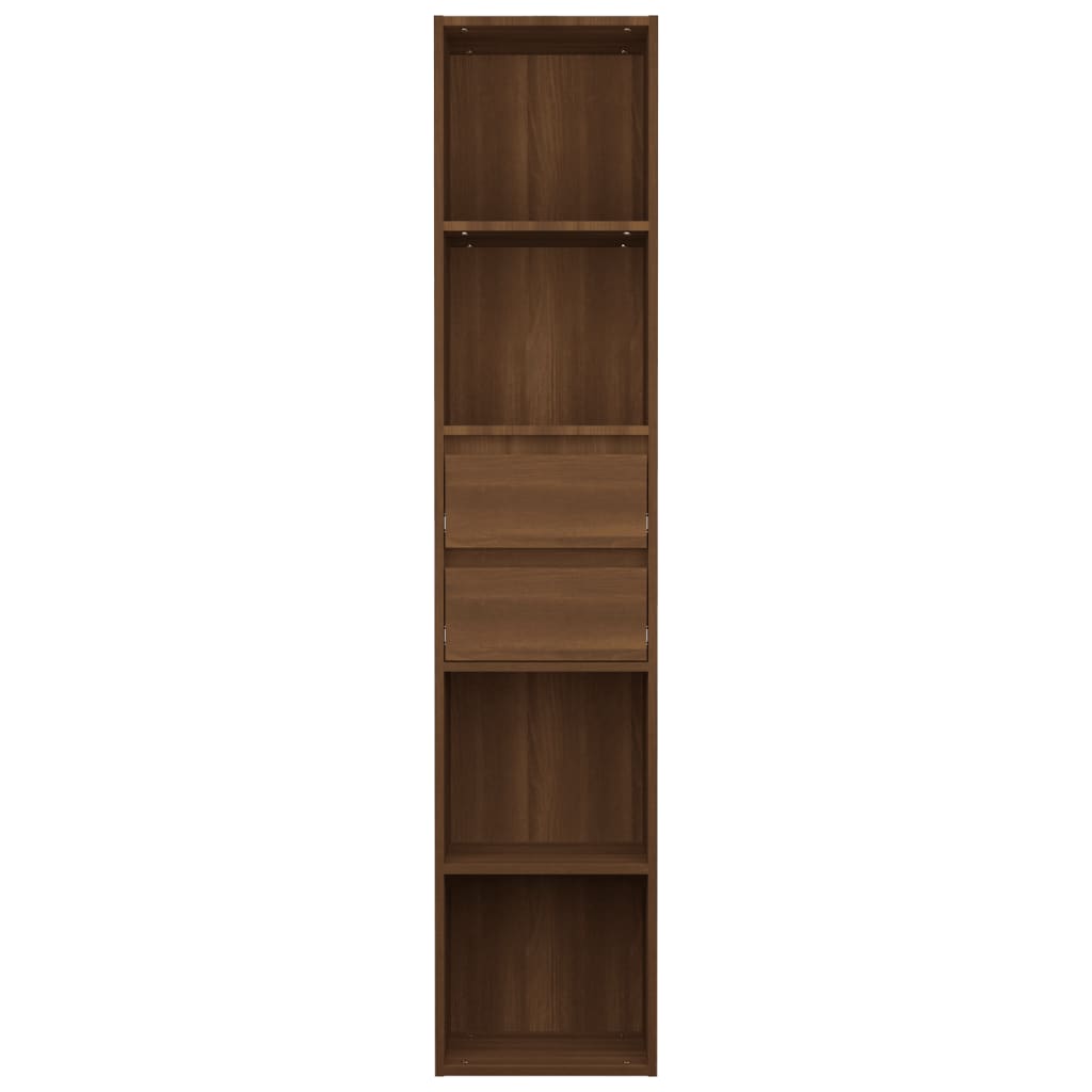 Libreria Rovere Marrone 36x30x171 cm in Legno Multistrato