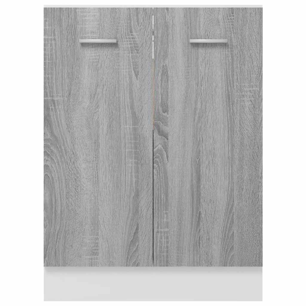 Mobiletto â€œLyonâ€ Grigio Sonoma 60x46x81,5 cm