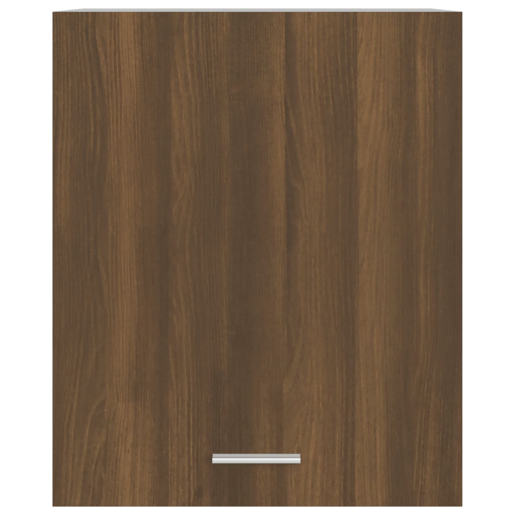 Mobile Pensile Rovere Marrone 50x31x60 cm in Legno Multistrato