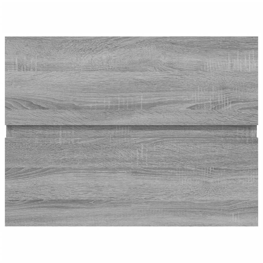 Mobile Lavabo Grigio Sonoma 60x38,5x45 cm in Legno Multistrato