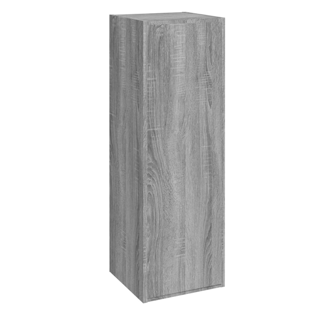 Mobili TV 2 pz Grigio Sonoma 30,5x30x90 cm in Legno Multistrato