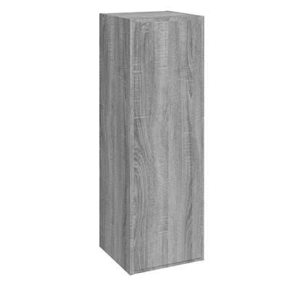Mobili TV 2 pz Grigio Sonoma 30,5x30x90 cm in Legno Multistrato