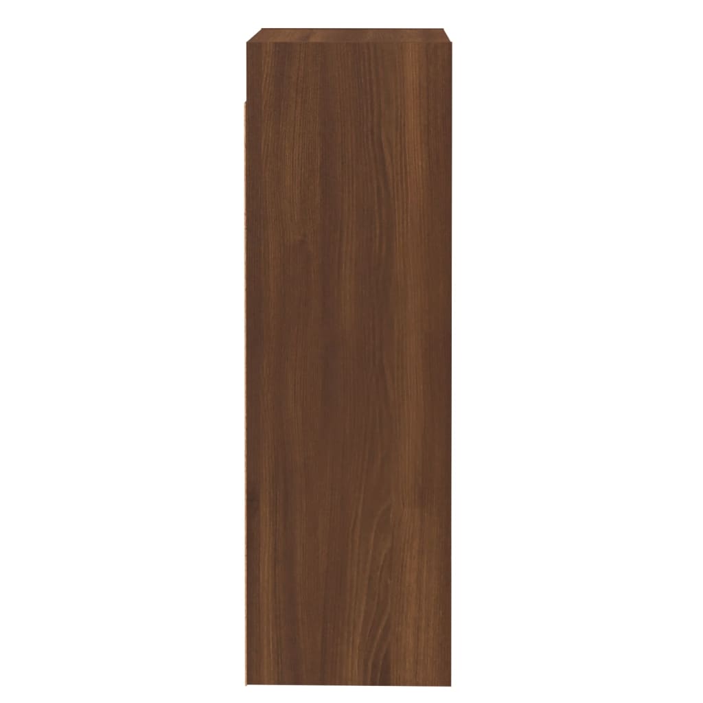 Mobile TV Rovere Marrone 30,5x30x90 cm in Legno Multistrato