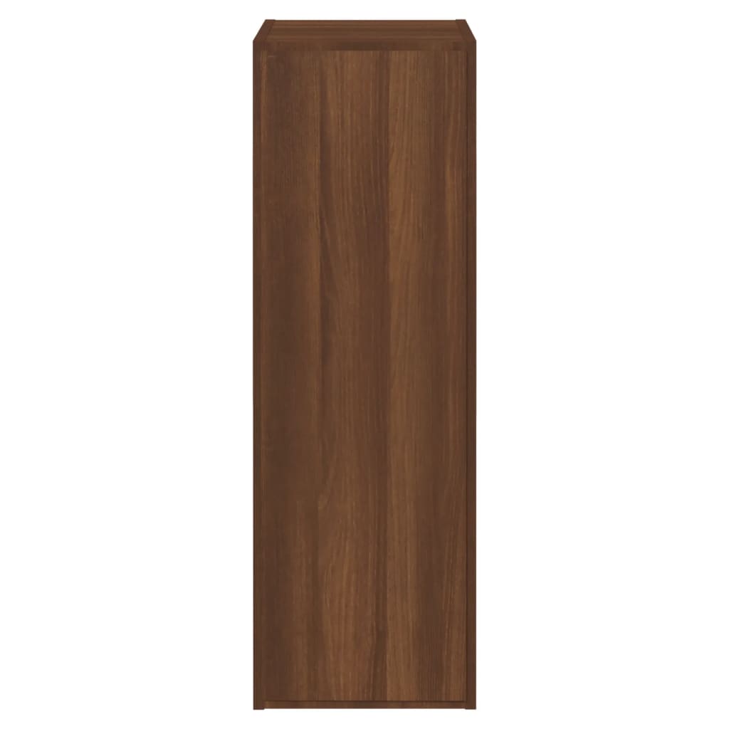 Mobili TV 2 pz Rovere Marrone 30,5x30x90 cm Legno Multistrato