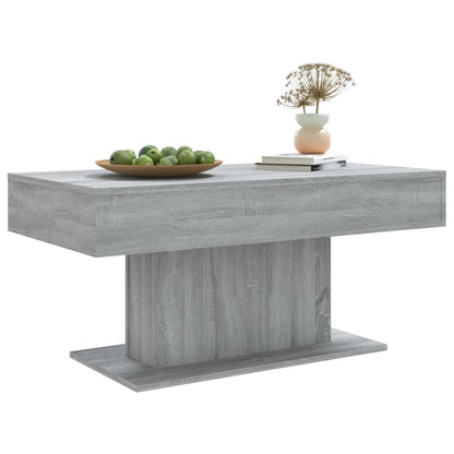 Tavolino da Salotto Grigio Sonoma 96x50x45 cm Legno Multistrato