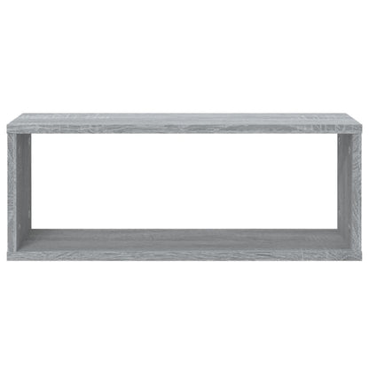 Mensole Cubo Muro 2 pz Grigio Sonoma 60x15x23 cm in Multistrato