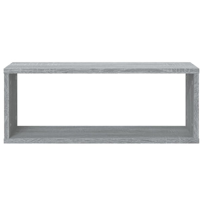 Mensole Cubo Muro 4 pz Grigio Sonoma 60x15x23 cm in Multistrato