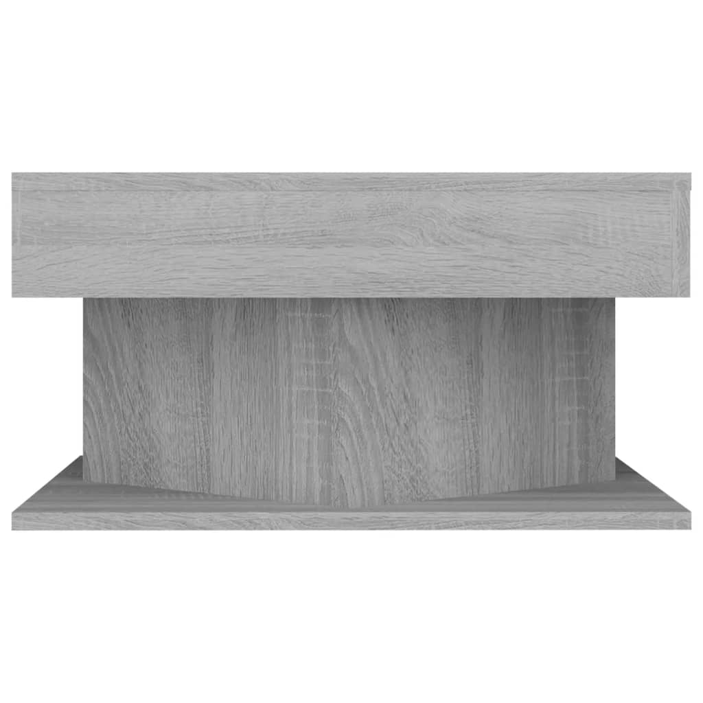Tavolino da Salotto Grigio Sonoma 57x57x30 cm Legno Multistrato