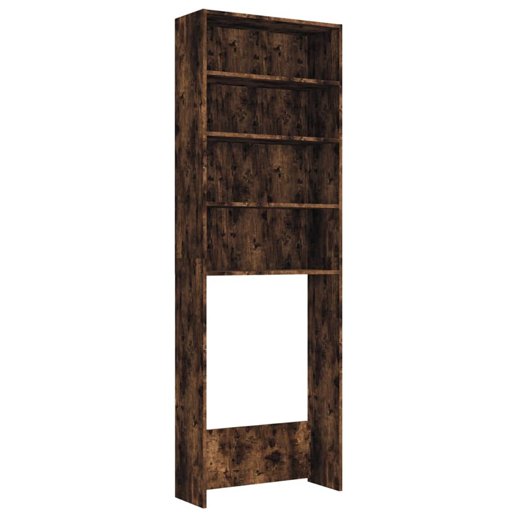 Mobile per Lavatrice Rovere Fumo 64x24x190 cm