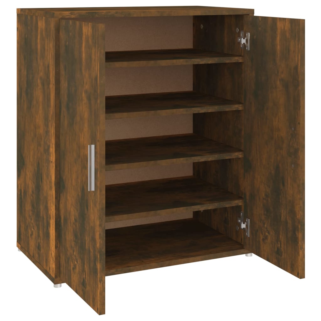 Scarpiera Rovere Fumo 60x35x70 cm in Legno Multistrato