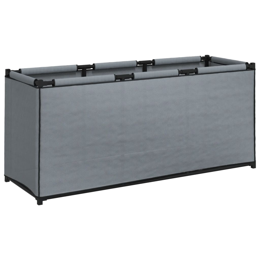 Scatola Portaoggetti Grigia 105x34,5x45 cm in Tessuto