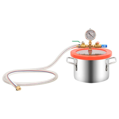 Camera a Vuoto in Acciaio Inox 3,7 L