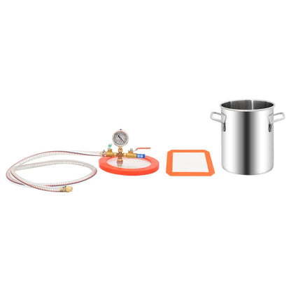 Camera a Vuoto in Acciaio Inox 5,5 L