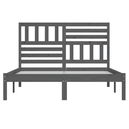 Giroletto Grigio 150x200 cm King in Legno Massello di Pino
