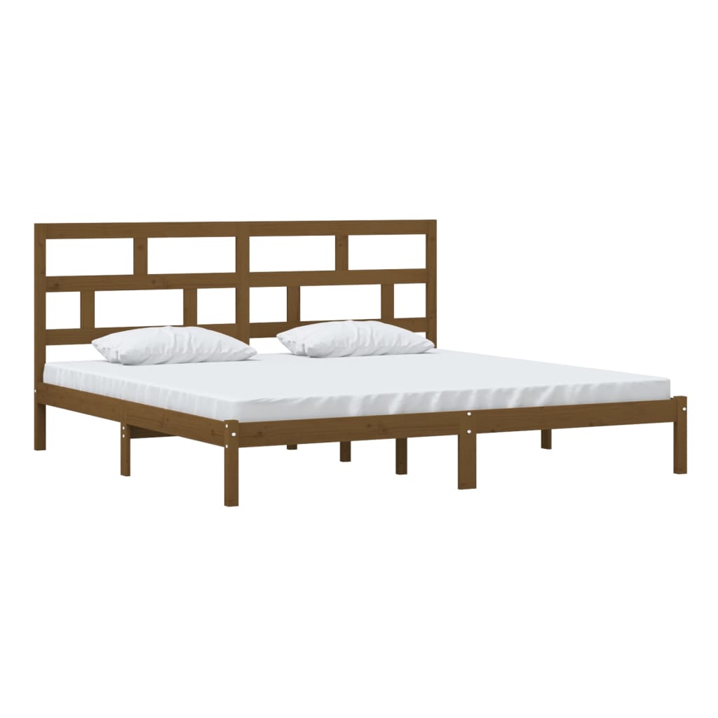 Giroletto Ambra senza Materasso in Legno di Pino 200x200 cm