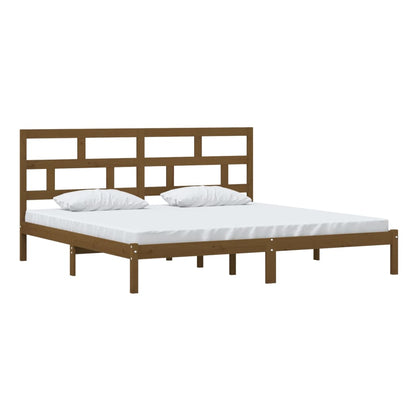 Giroletto Ambra senza Materasso in Legno di Pino 200x200 cm