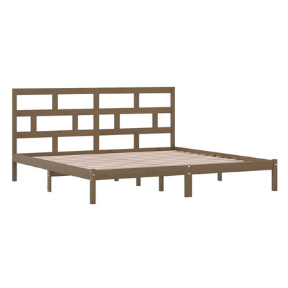 Giroletto Ambra senza Materasso in Legno di Pino 200x200 cm