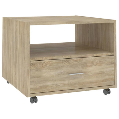 Tavolino da Salotto Rovere Sonoma 55x55x40 cm Legno Multistrato