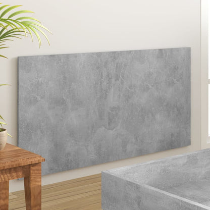 Testiera Letto Grigio Cemento 160x1,5x80cm in Legno Multistrato