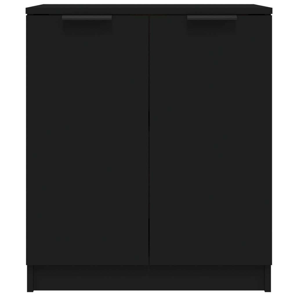 Credenza Nera 60x30x70 cm in Legno tecnico