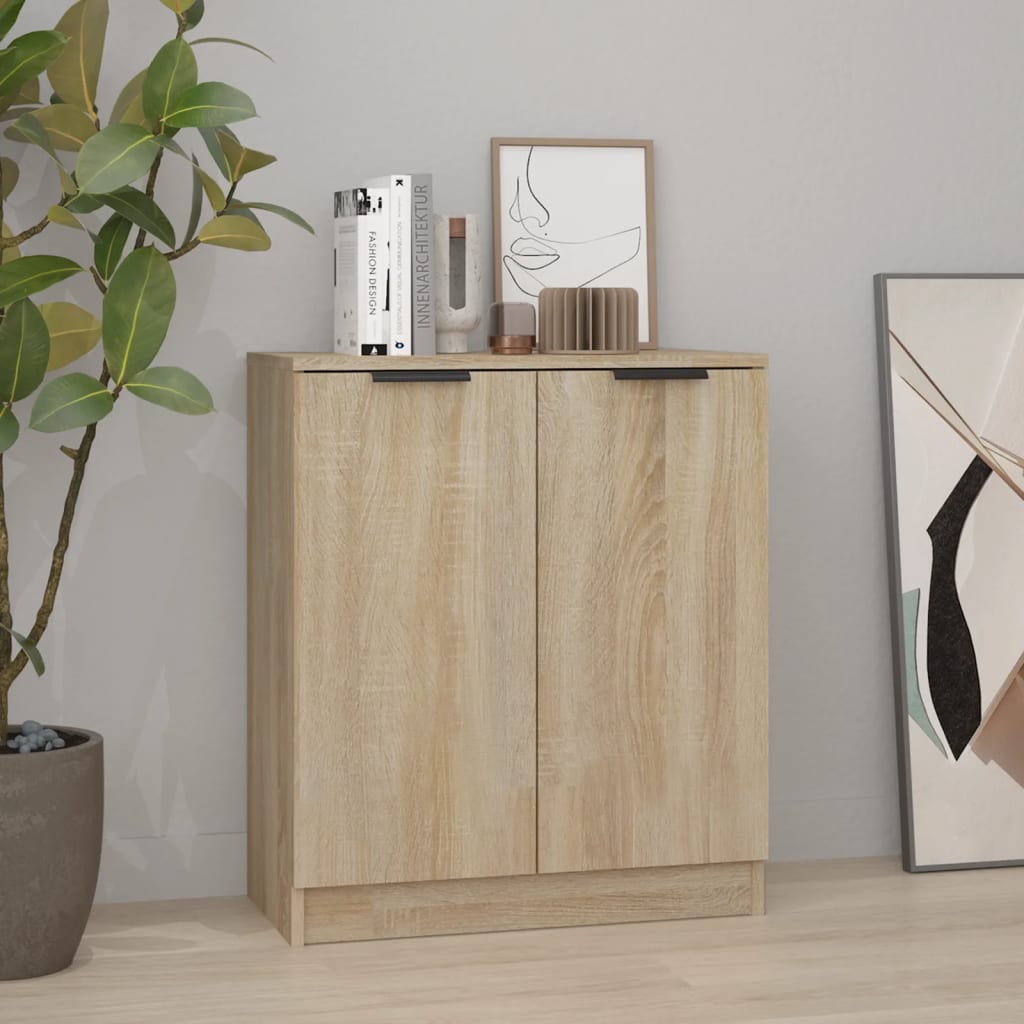 Credenza Rovere Sonoma 60x30x70 cm in Legno tecnico