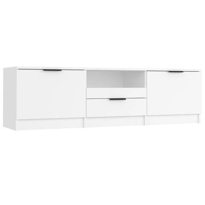 Mobile Porta TV Bianco 140x35x40 cm in Legno Multistrato