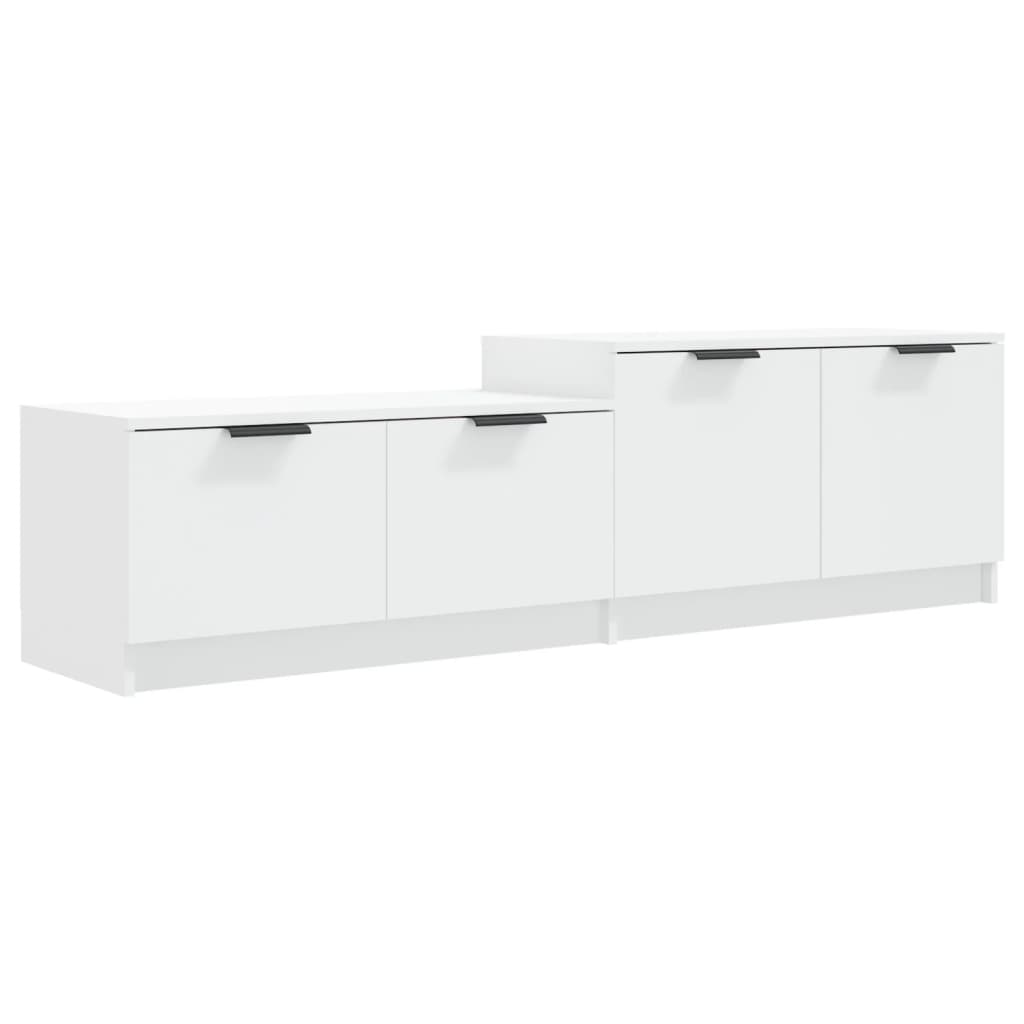 Mobile Porta TV Bianco 158,5x36x45 cm in Legno Multistrato