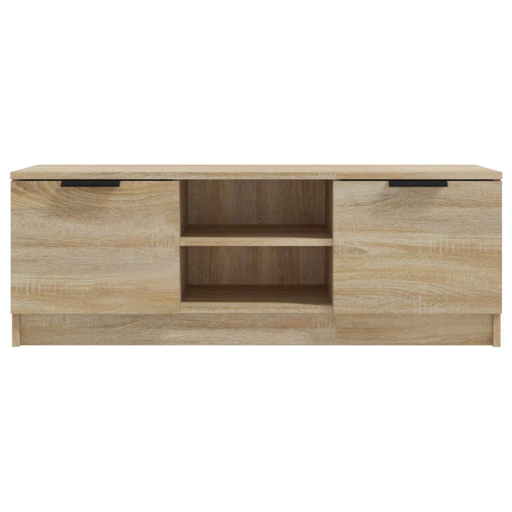 Mobile Porta TV Rovere Sonoma 102x35x36,5 cm Legno Multistrato