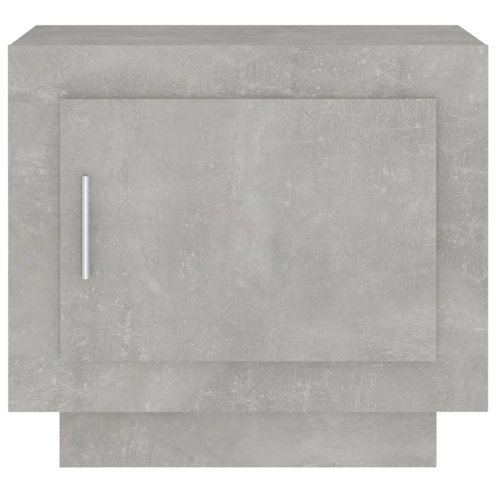 Tavolino Salotto Grigio Cemento 51x50x45 cm Legno Multistrato