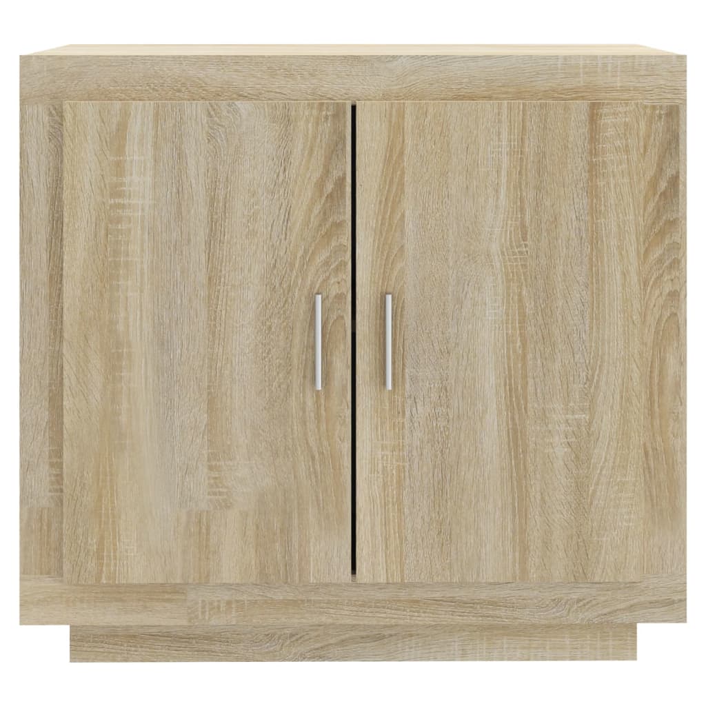 Credenza Rovere Sonoma 80x40x75 cm in Legno Compensato